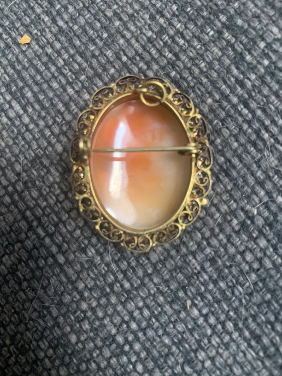 Vintage Cameo Brooch Pin - photo 2