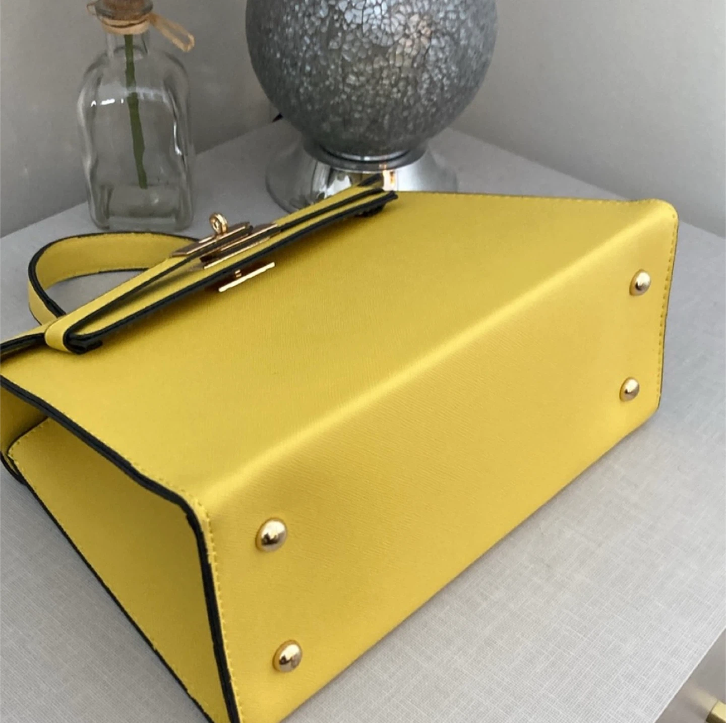 Yellow Top Handle Handbag - photo 3