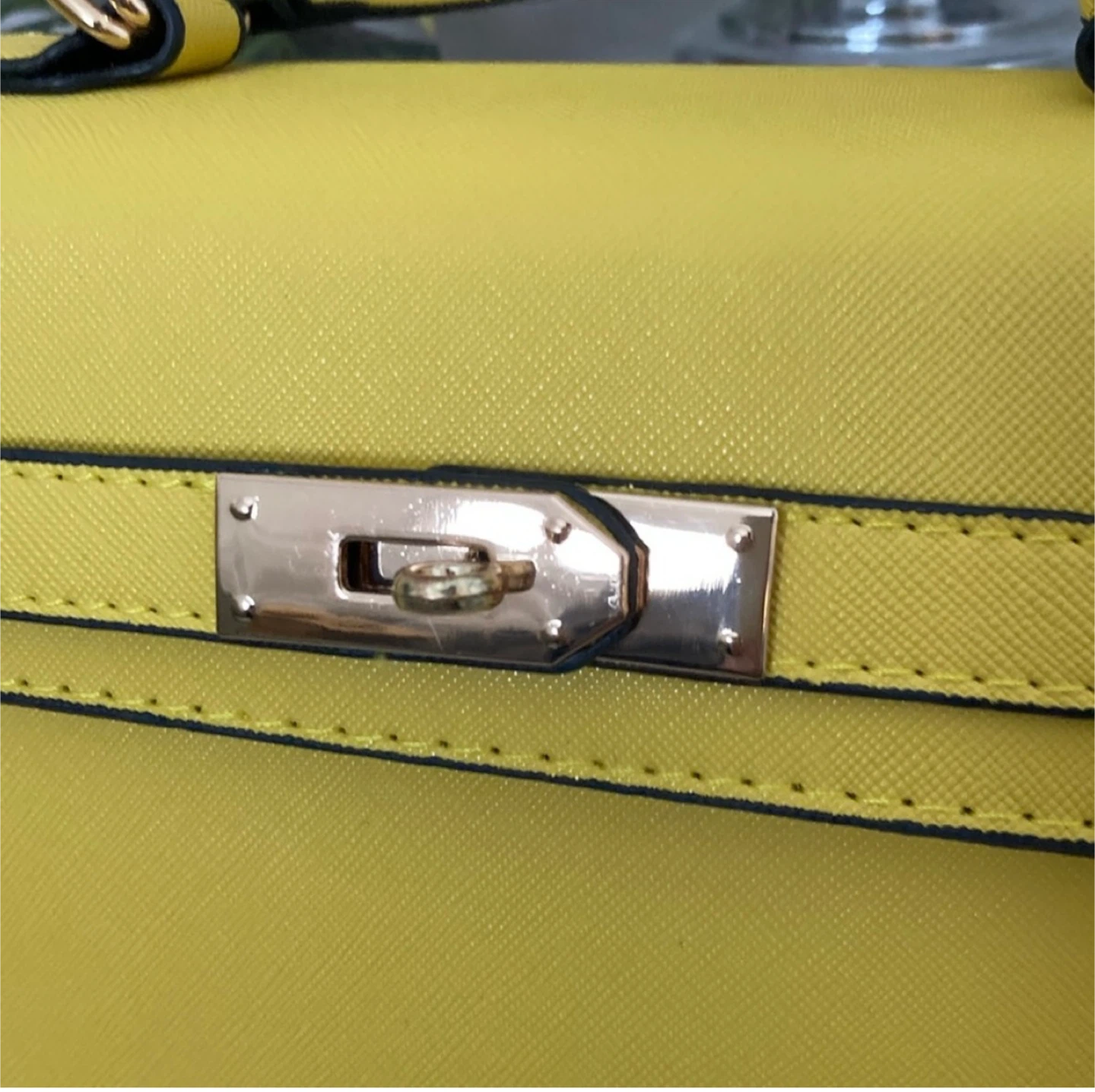 Yellow Top Handle Handbag - photo 2