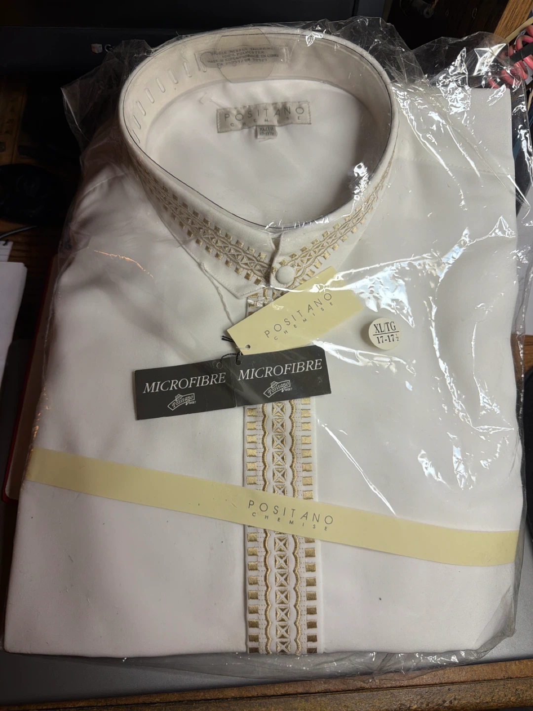 Positano Microfibre Shirt XL/TG 17-17.5