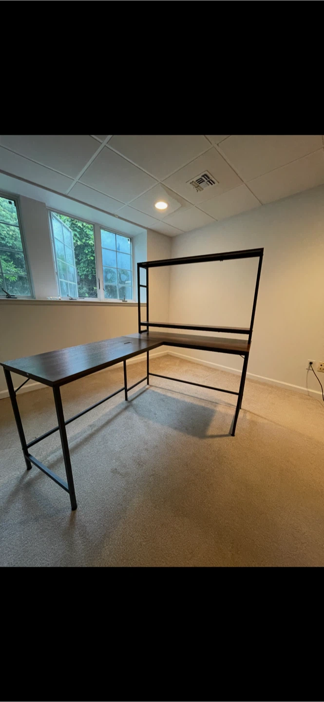 Desk with Shelf Unit - photo 3
