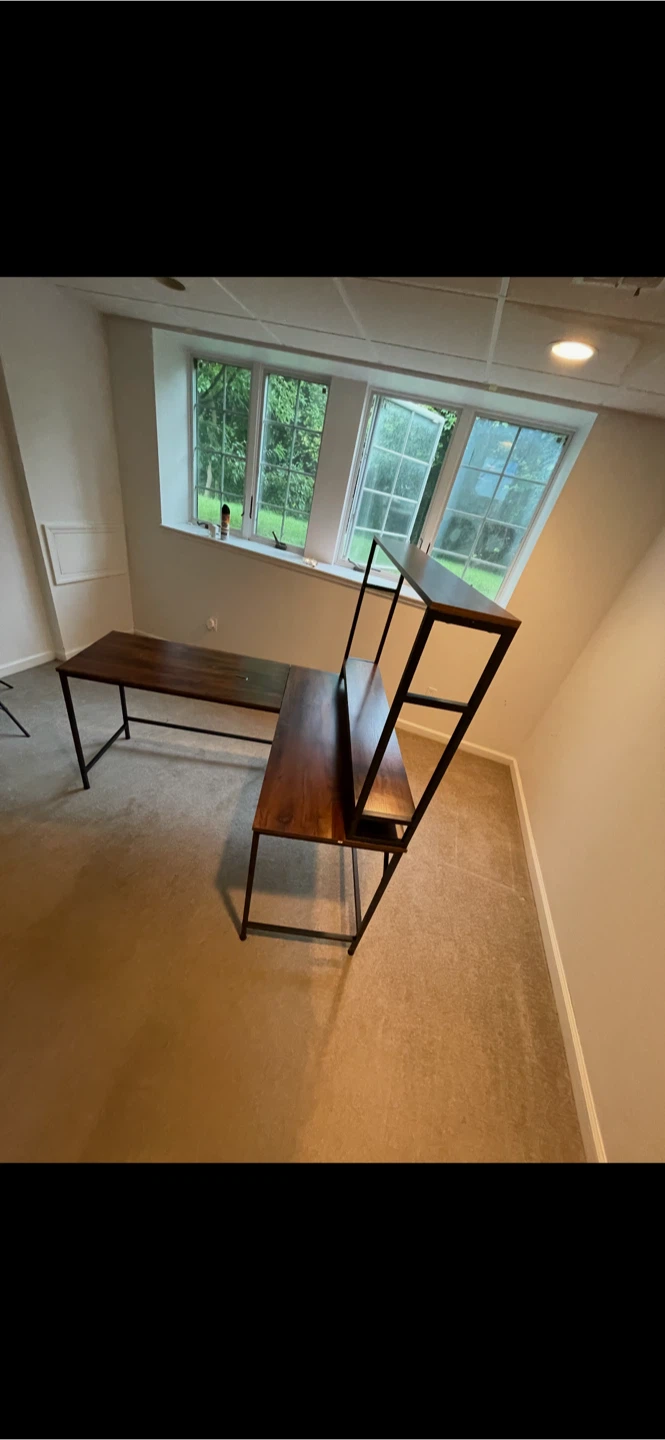 Desk with Shelf Unit - photo 2