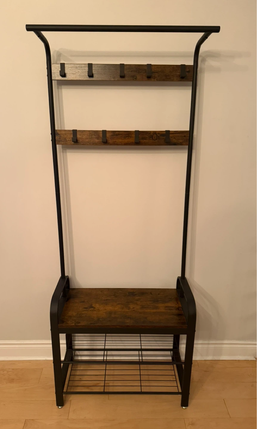 Shoe Rack with Bench - photo 2