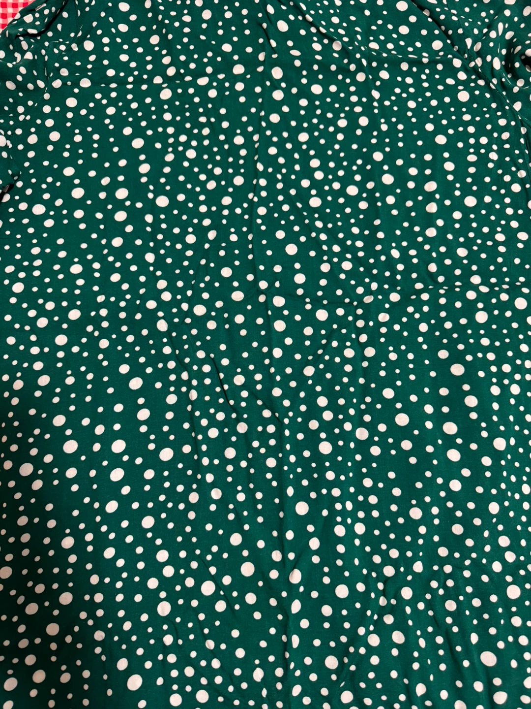 Firdous Green Polka Dot Button-Up Shirt - photo 3
