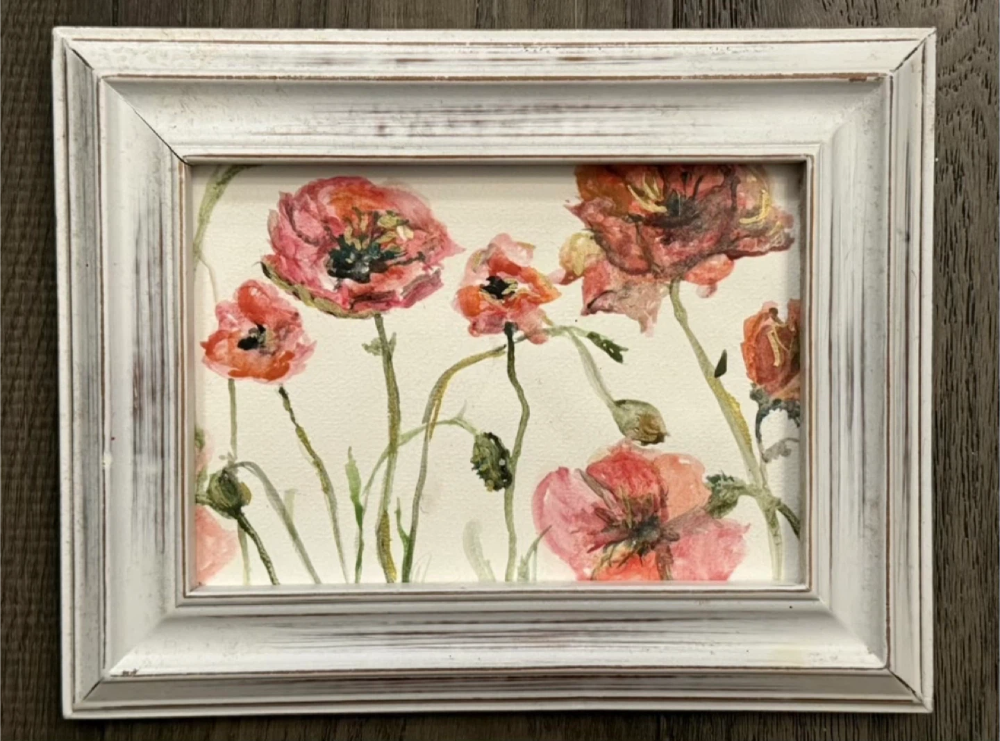 🧡Free Watercolor Poppies Painting - photo 2