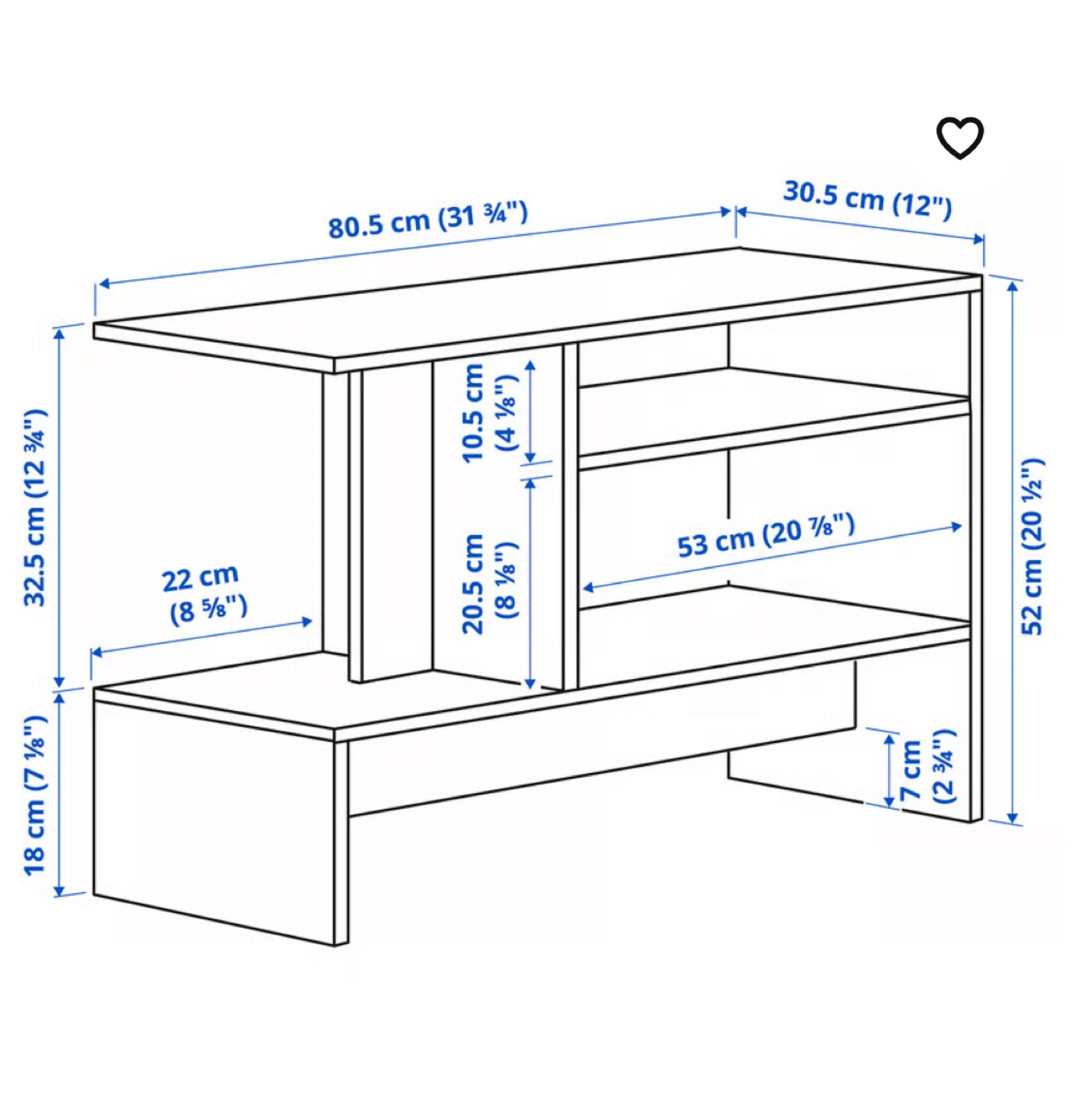 IKEA HOLMERUD side table (oak) - photo 5