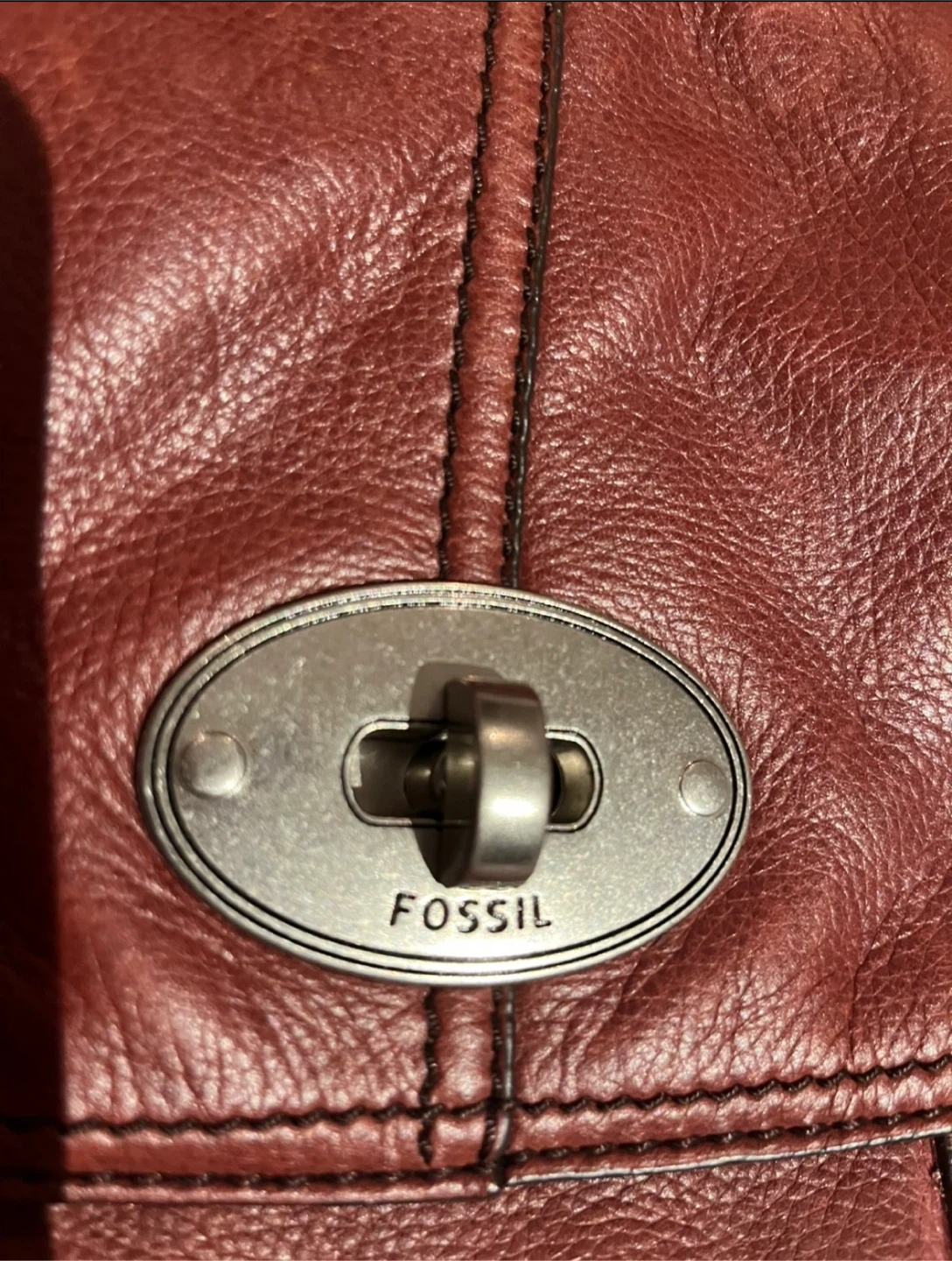 Fossil Leather Crossbody Bag - photo 2
