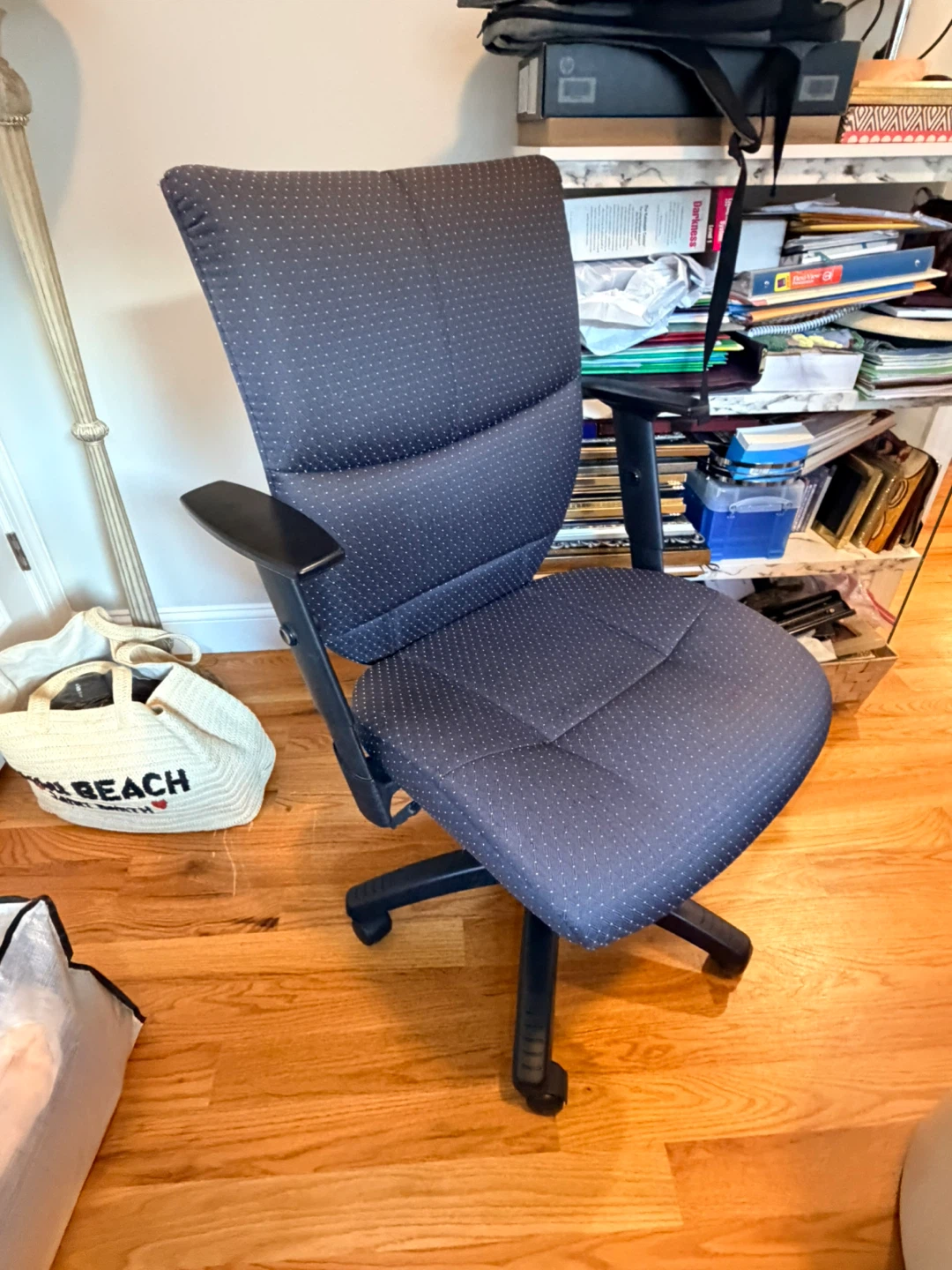 Gray Speckled Office Chair