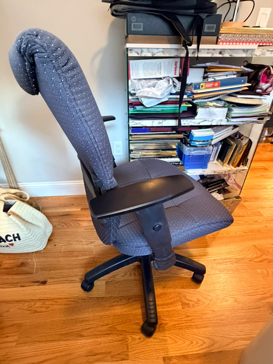 Gray Speckled Office Chair - photo 4
