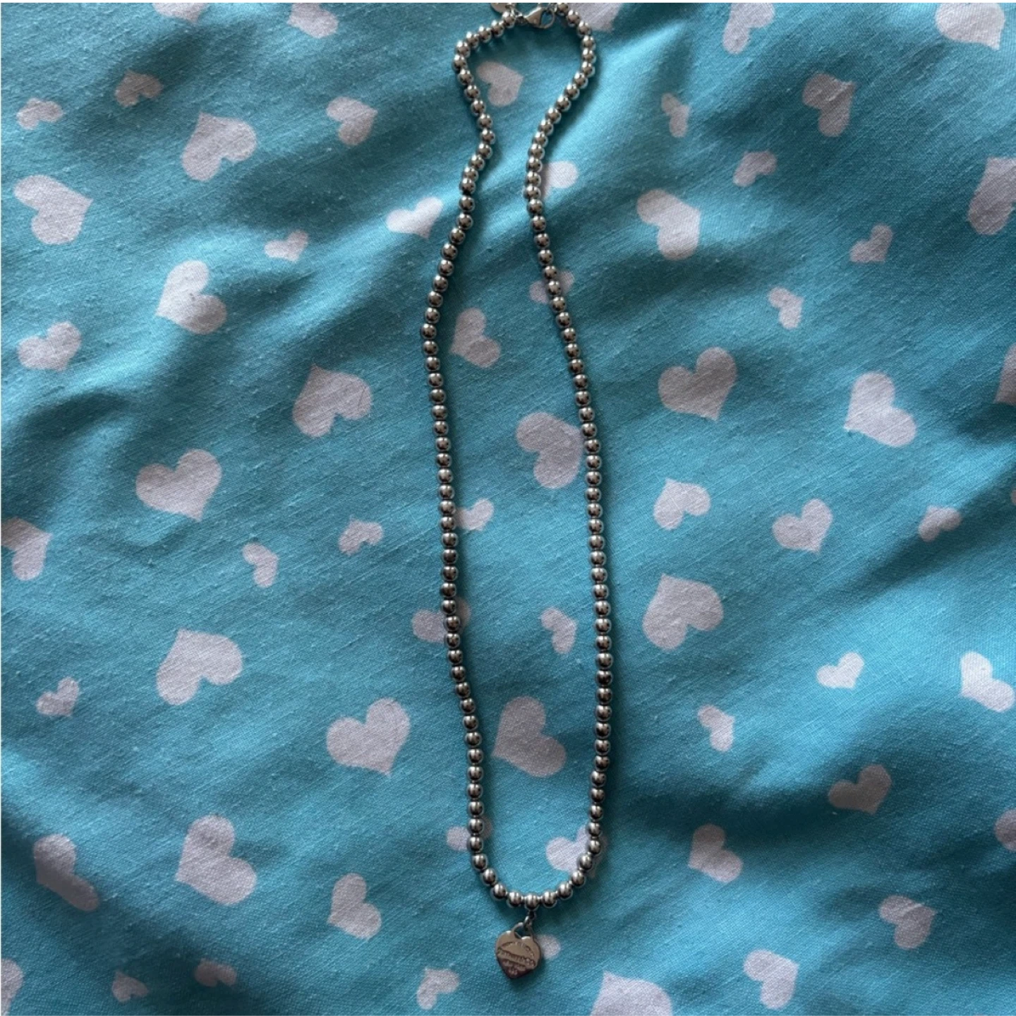 Tiffany & Co. Sterling Silver Heart Tag Necklace - photo 2