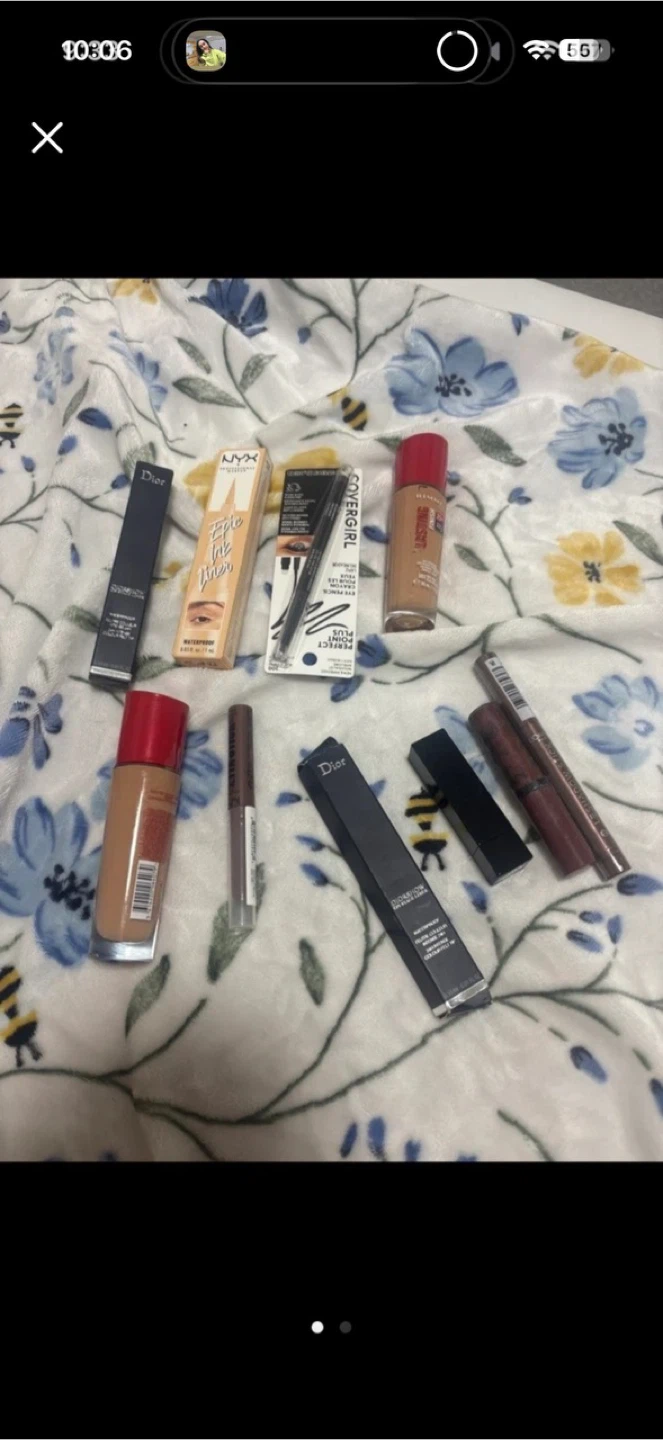 Mixed Makeup Lot: Dior, NYX, CoverGirl, and Revlon