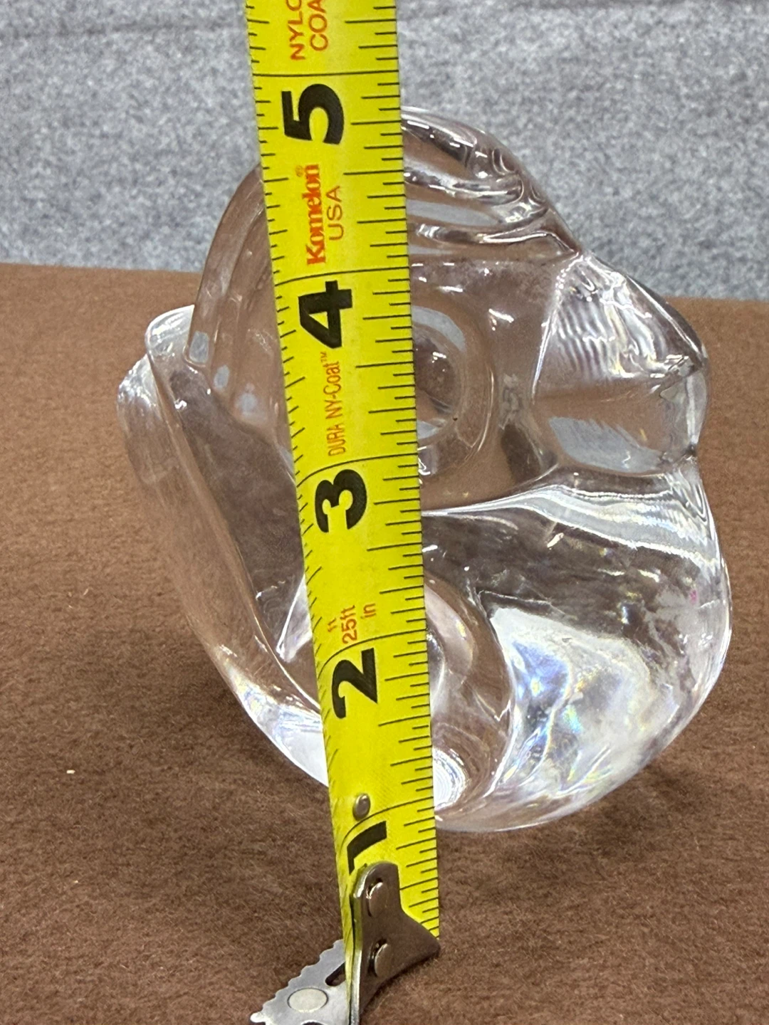 Orrefors Sweden Crystal Birds Sculpture Signed Art Glass Pair - photo 4
