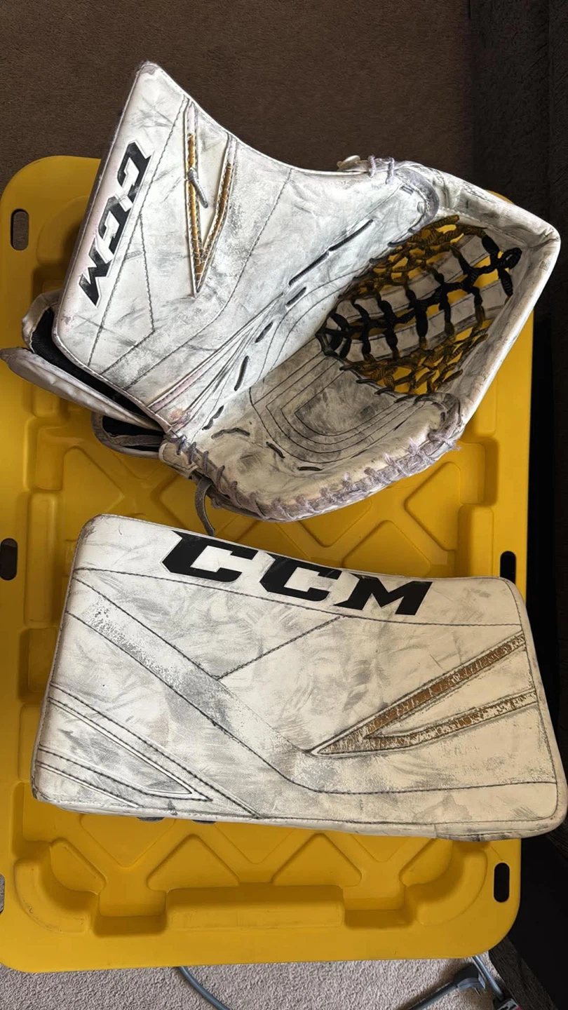 CCM Goalie Glove and Blocker Set