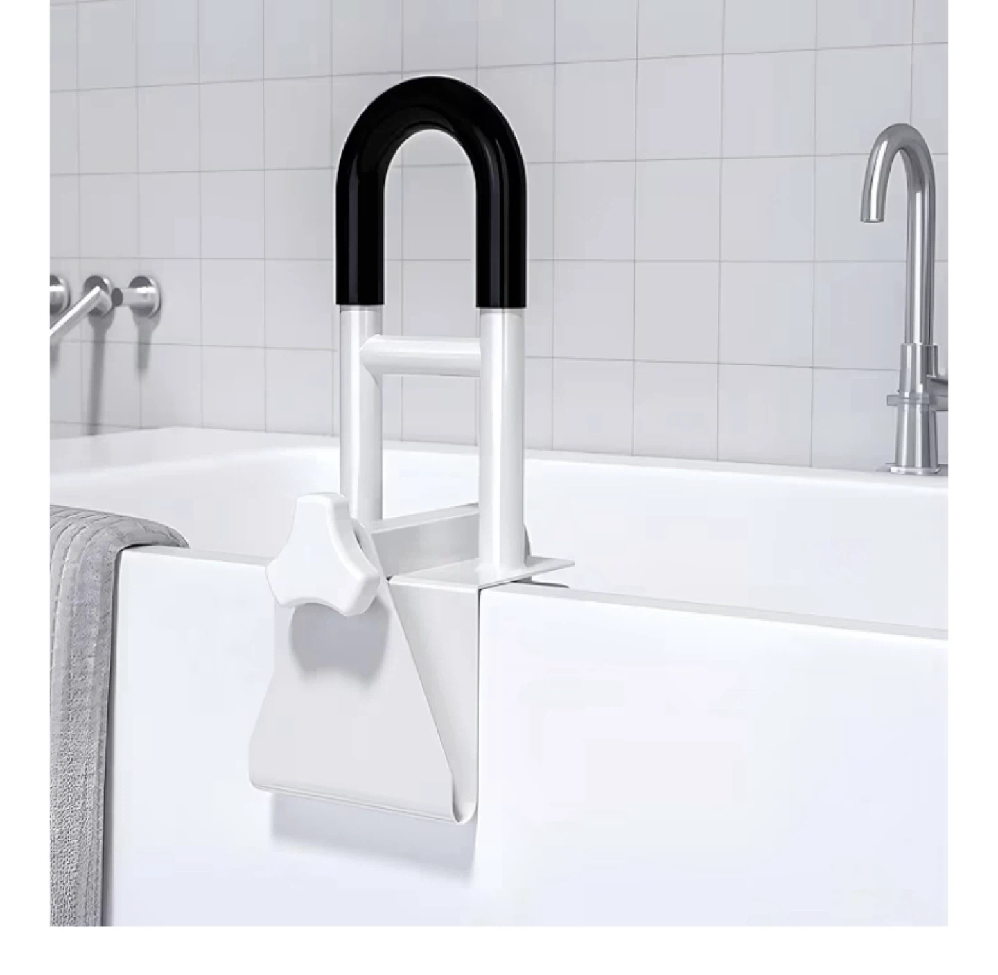 Adjustable Bathtub Grab Bar - photo 2