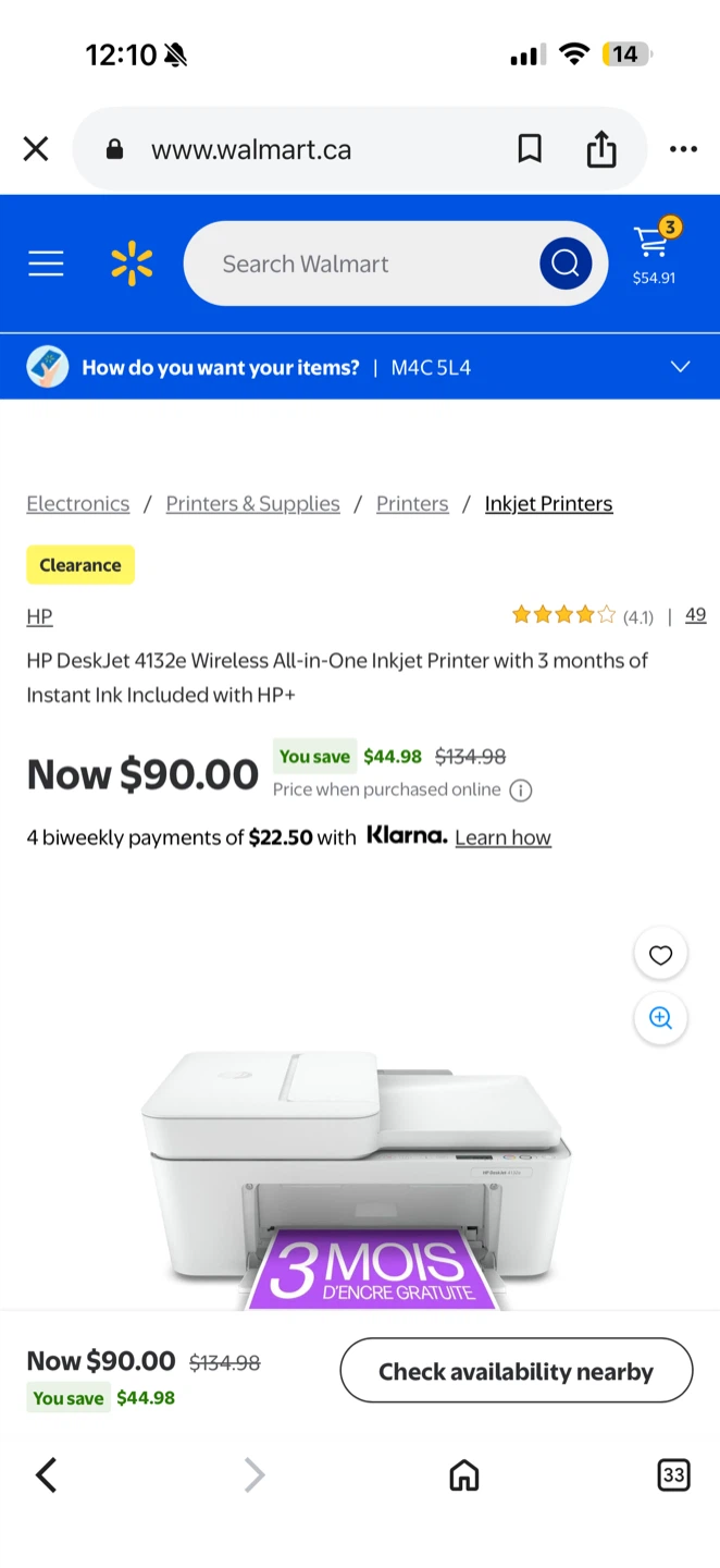 HP DeskJet 4132e All-in-One Wireless Printer - photo 4