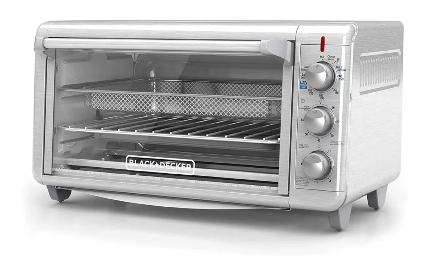 BLACK+DECKER Air Fryer Toaster Oven (Like New) – $80