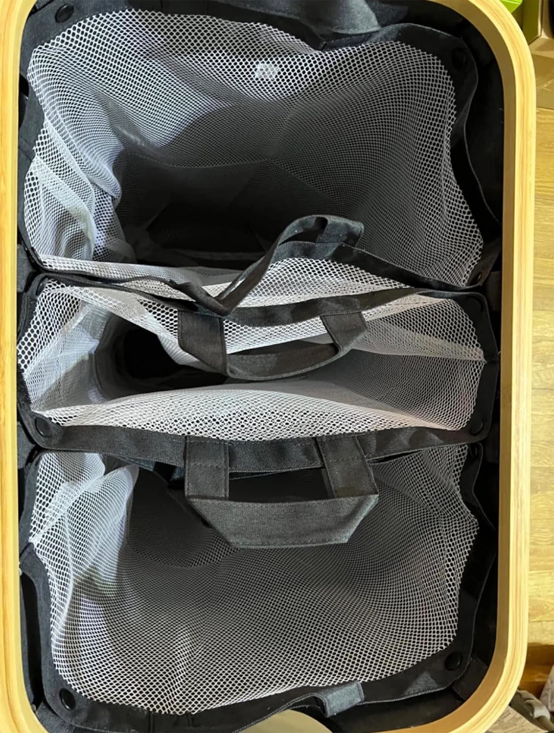 🧡 Large Laundry Hamper with Lid, Dark Grey