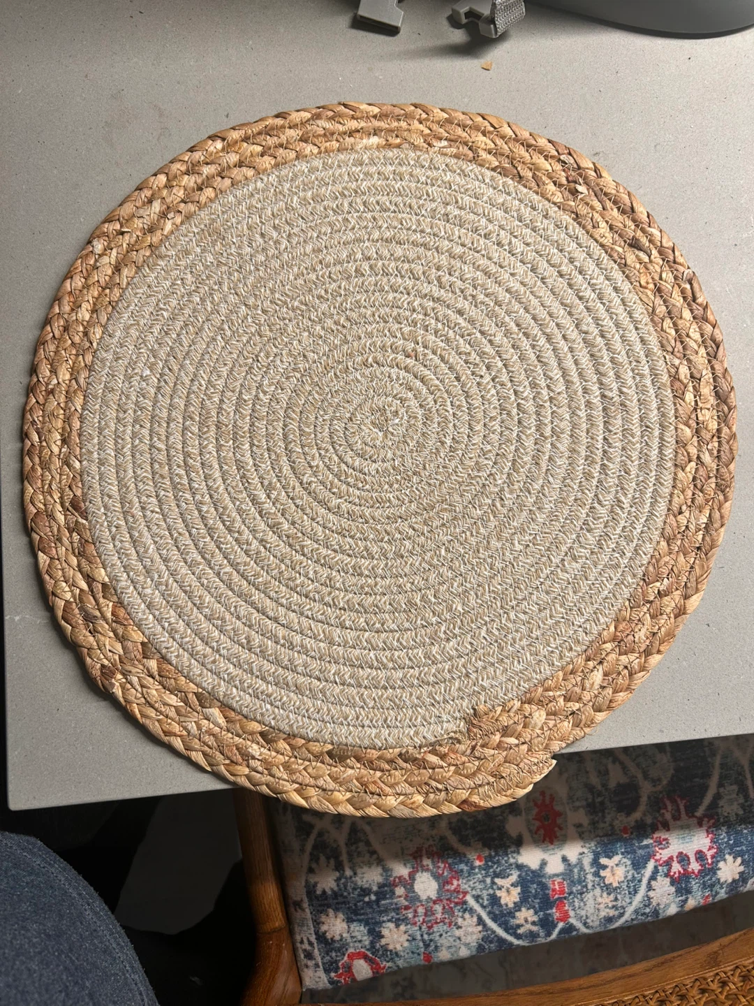 Woven Round Placemat - photo 2