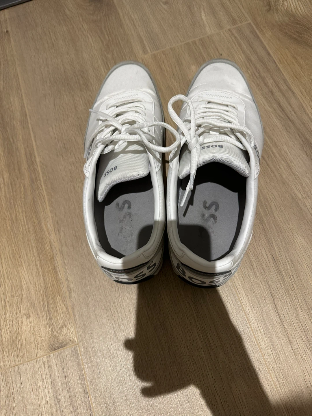 BOSS White & Grey Sneakers - Size 45 - photo 3