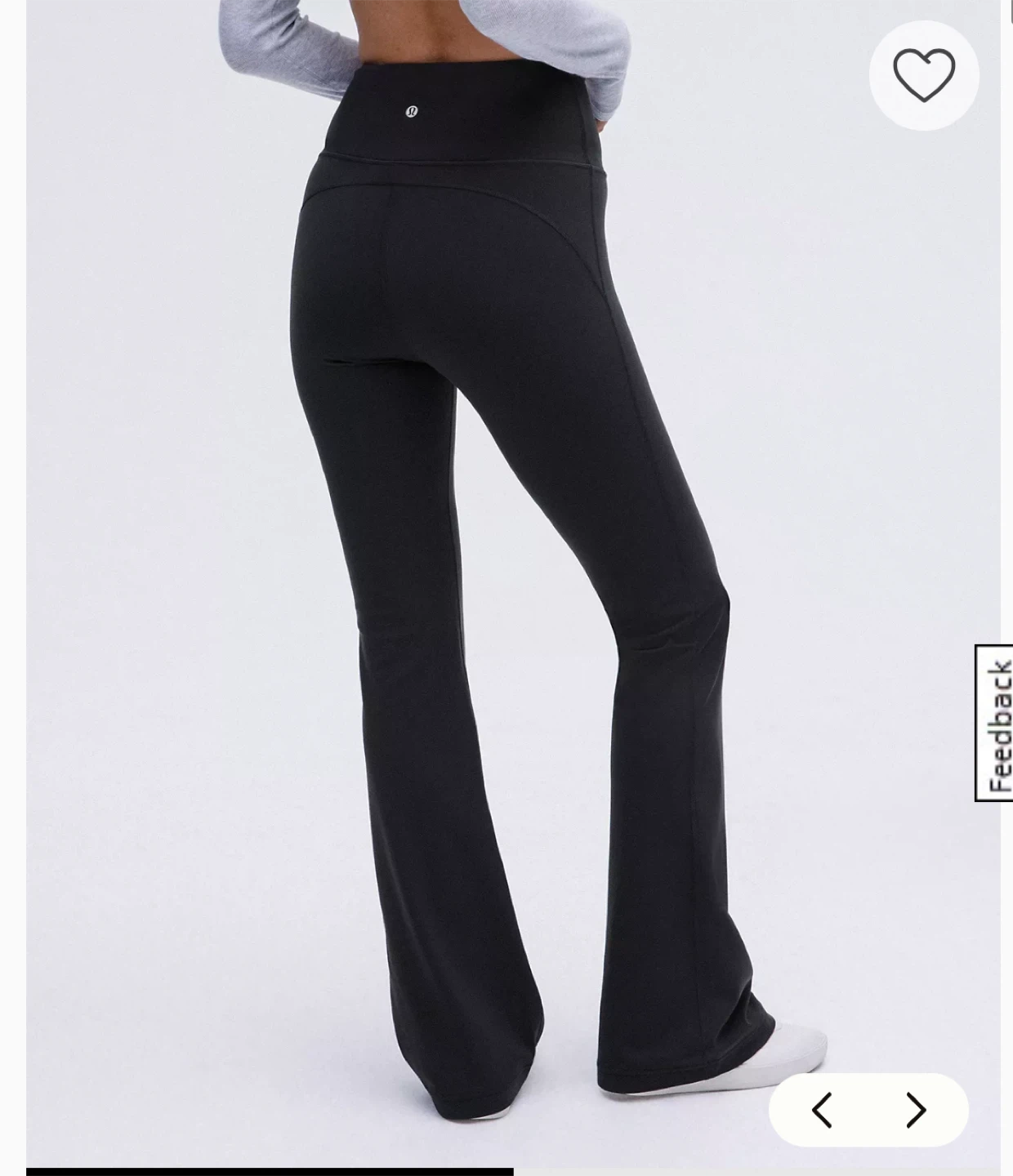 Lululemon Black Flare Yoga Pants