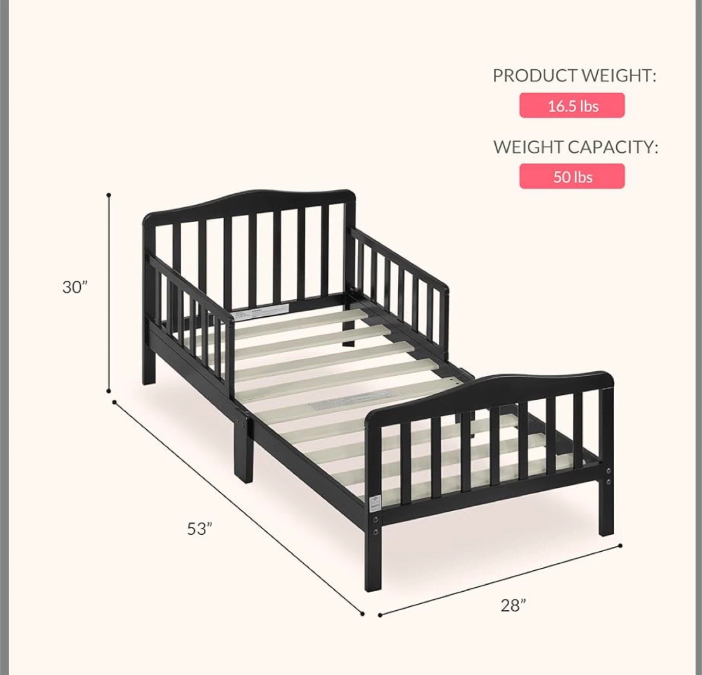 🛏️ Toddler Bed Frame + Mattress — Safe & Clean! - photo 5