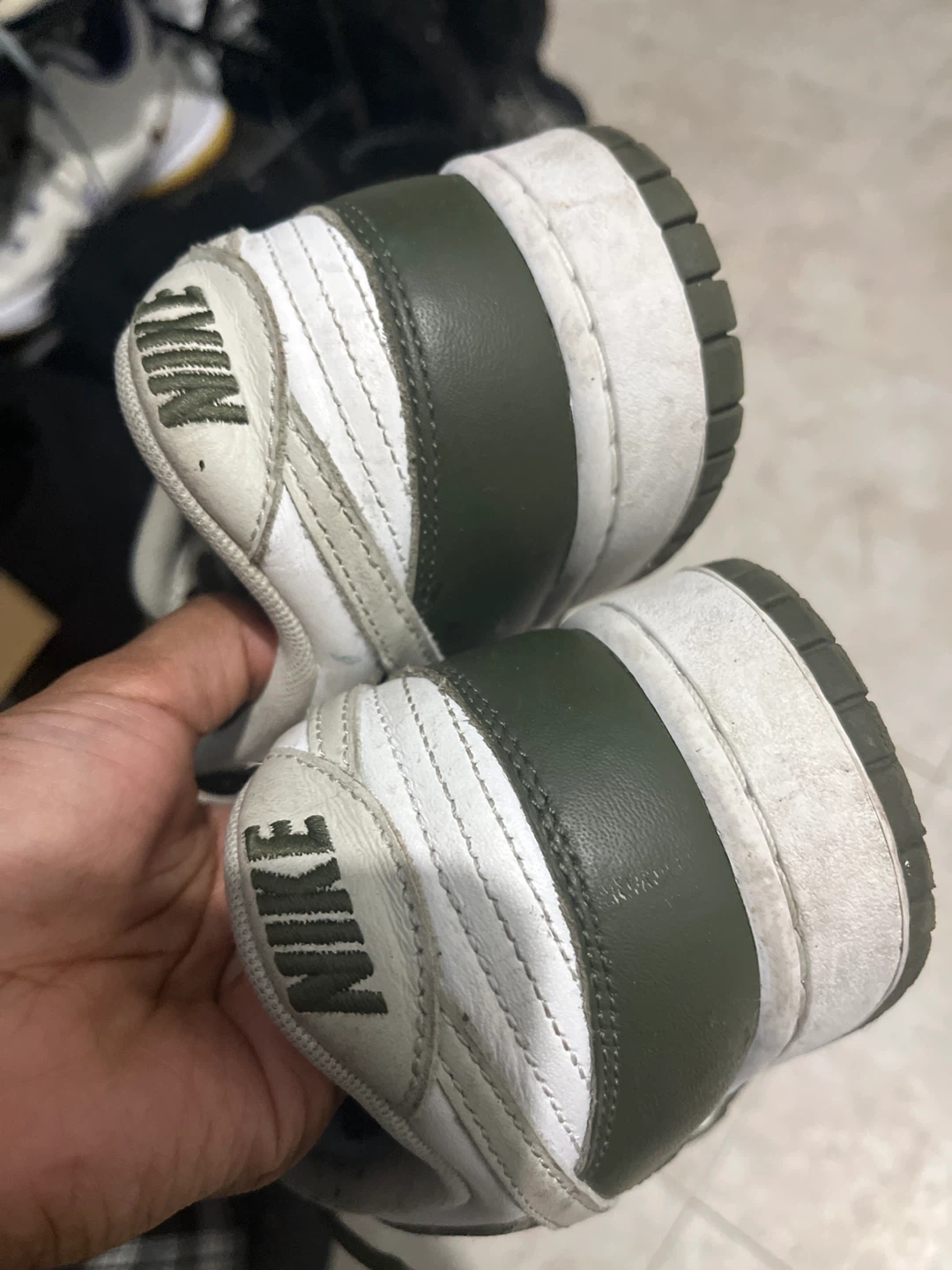 Nike Dunk Low "Panda" Green White - photo 3