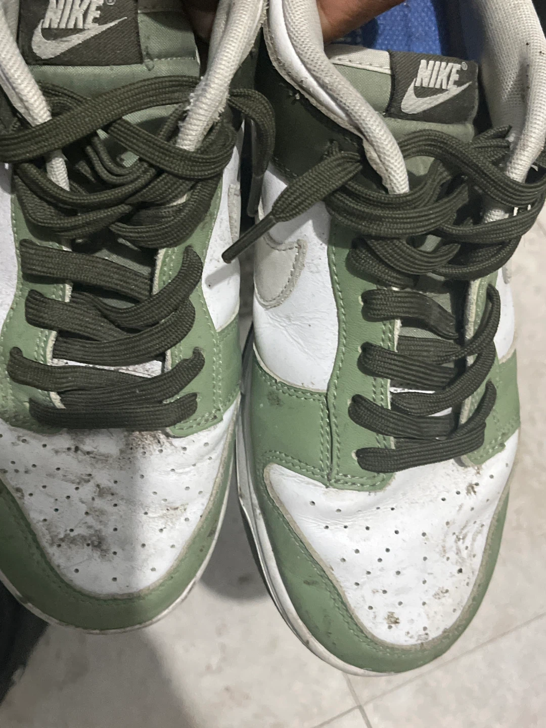 Nike Dunk Low "Panda" Green White - photo 2