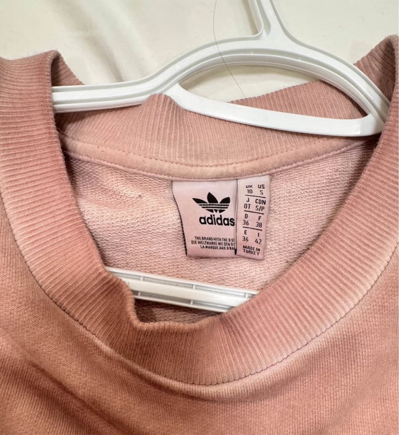 Adidas Pink Crewneck Sweatshirt - photo 2