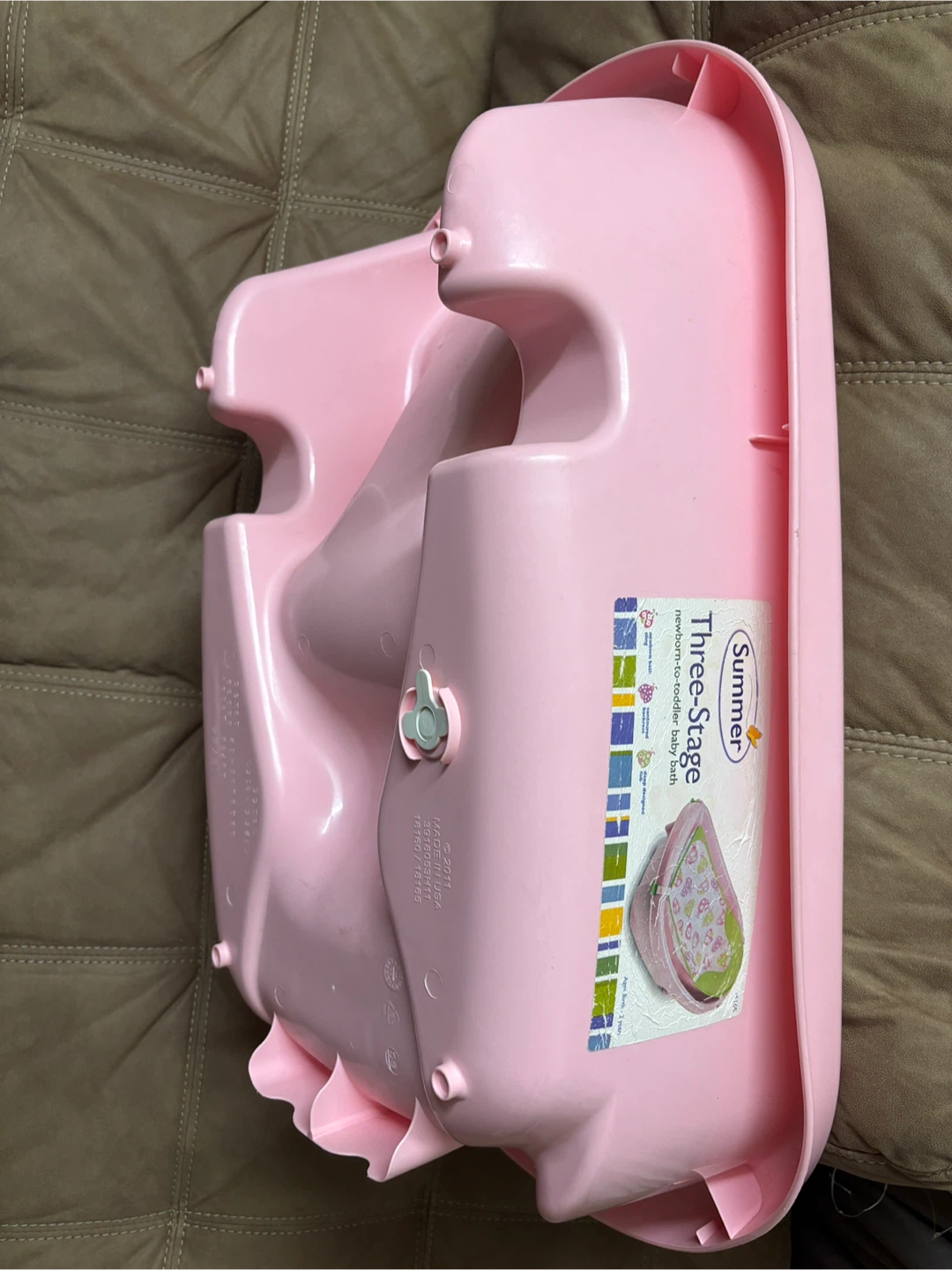 Summer 3-Stage Newborn to Toddler Bath Tub Pink