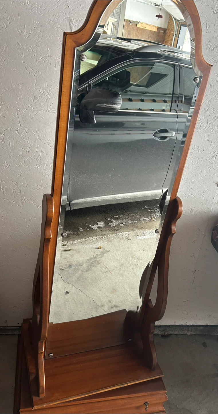 Vintage Cheval Mirror