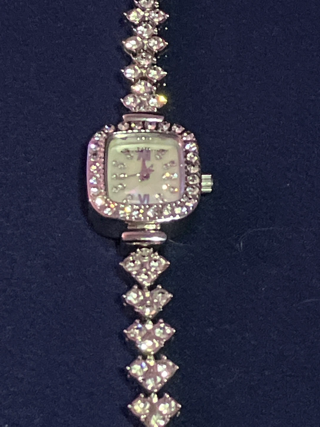 Adrienne Vittadini Women's Crystal Bezel Watch - photo 2