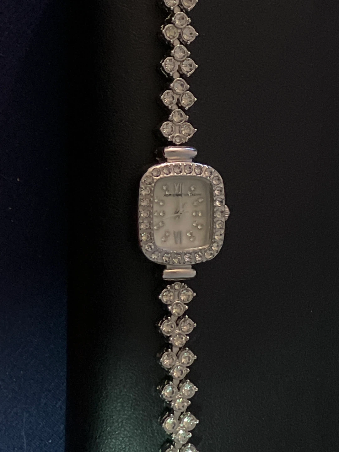 Adrienne Vittadini Women's Crystal Bezel Watch - photo 3