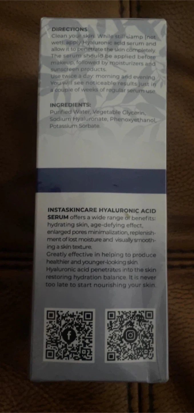 InstaSkincare Hyaluronic Acid Facial Serum 8oz - photo 2