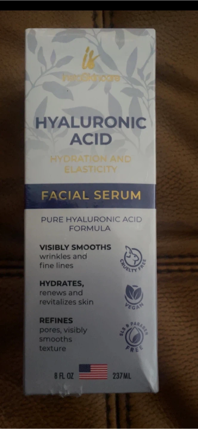 InstaSkincare Hyaluronic Acid Facial Serum 8oz