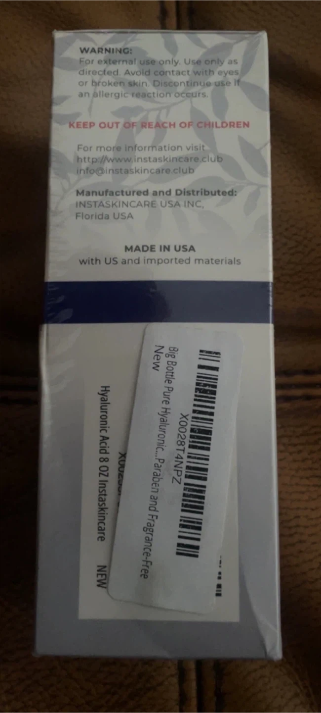 InstaSkincare Hyaluronic Acid Facial Serum 8oz - photo 3