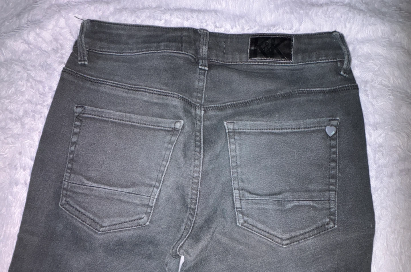Kendall & Kylie Black Distressed Skinny Jeans