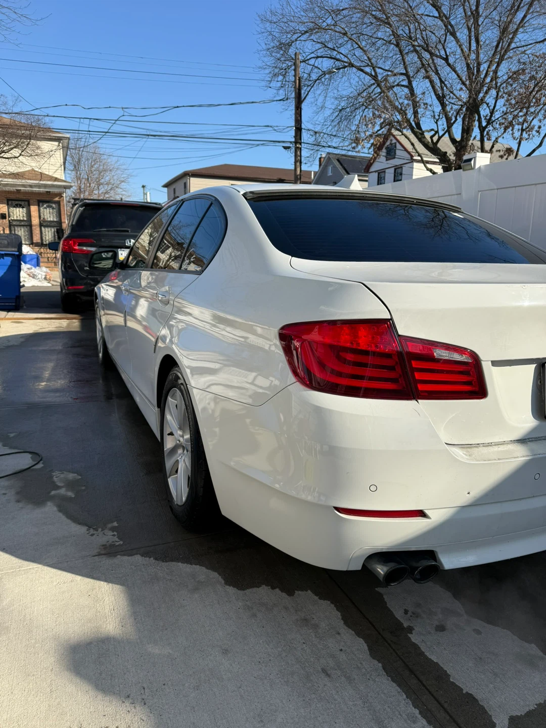 2012 White BMW 5 Series 528i sedan 115k miles - photo 3