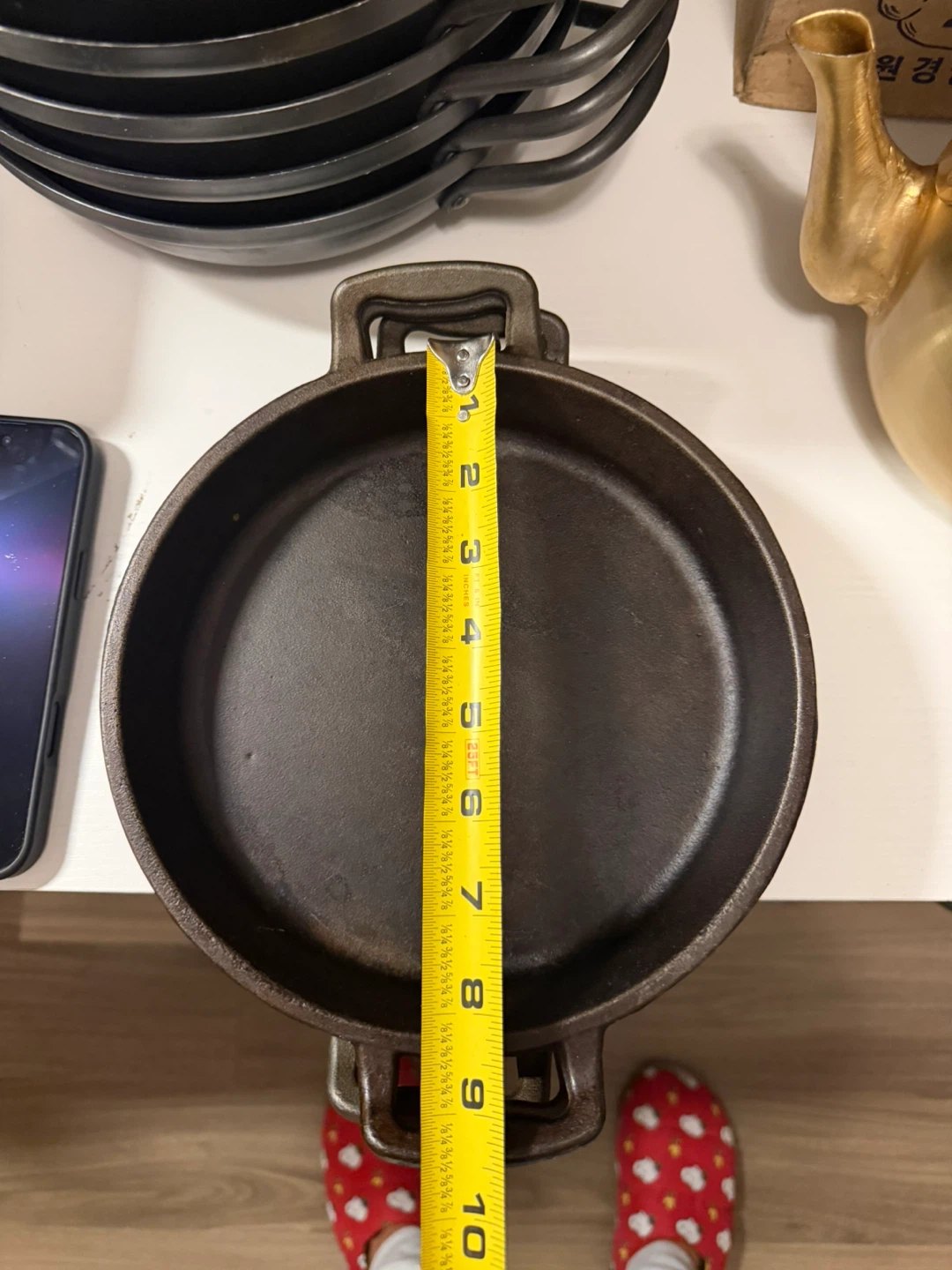5 pcs Lodge Cast Iron Skillet