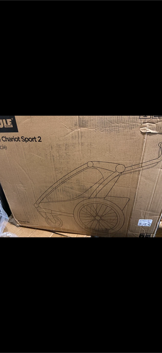 Thule Chariot Sport 2 Double Multisport Bike Trailer Black - photo 2