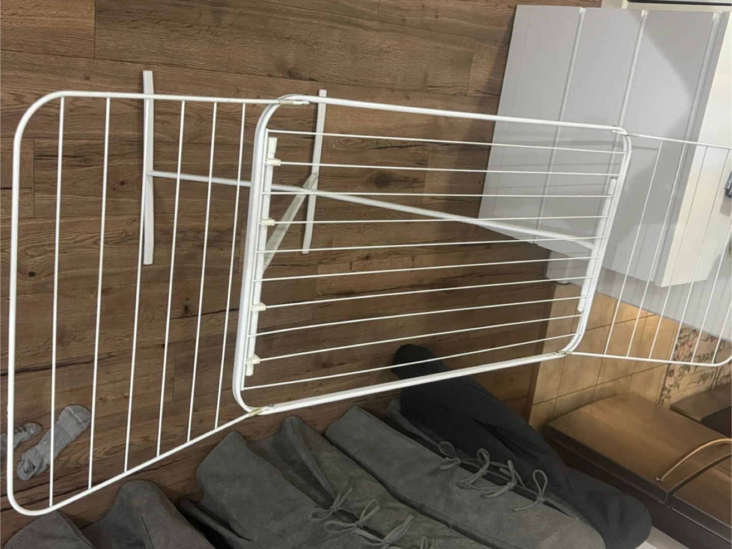 White Metal Drying Rack - photo 2