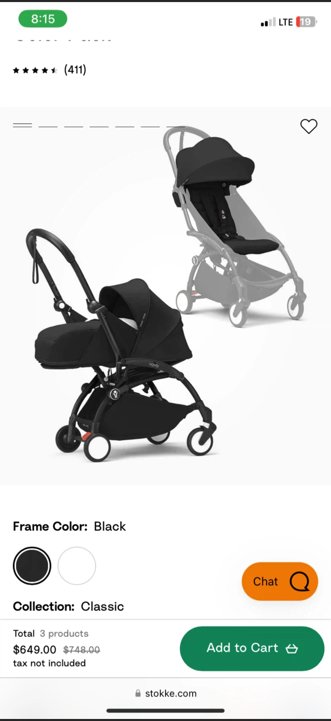 Babyzen YOYO Stroller with bassinet - photo 3