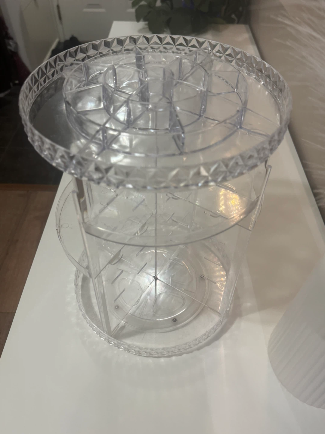 Clear Rotating Makeup Organizer - photo 2