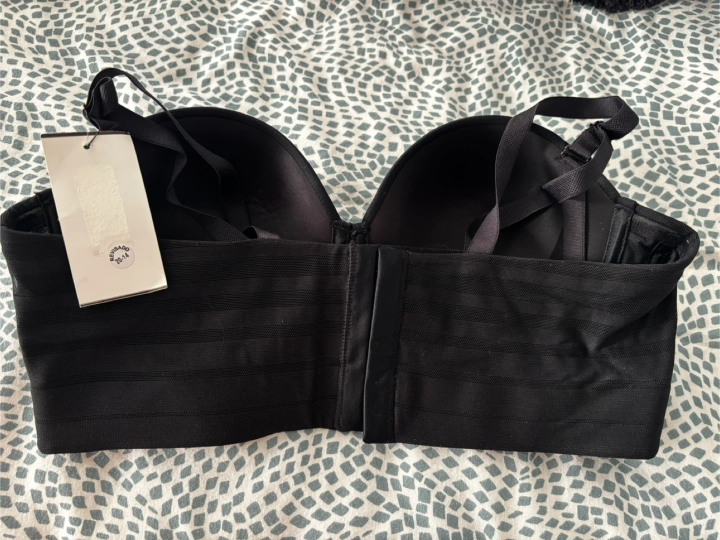 Leonisa Black Strapless Corset Bra Size 36 - photo 3