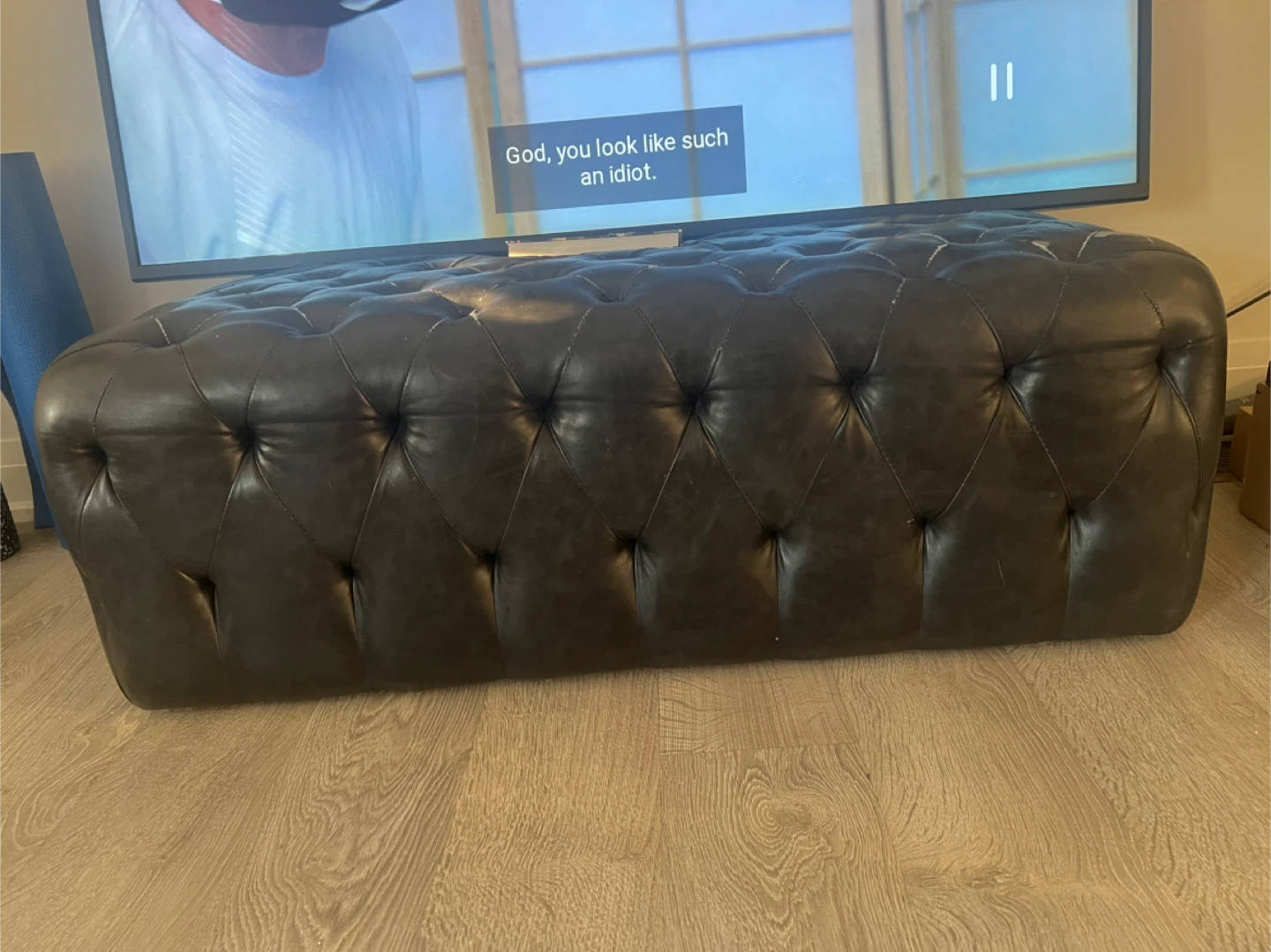 Large Tufted Ottoman/Table - Urban Barn - photo 2