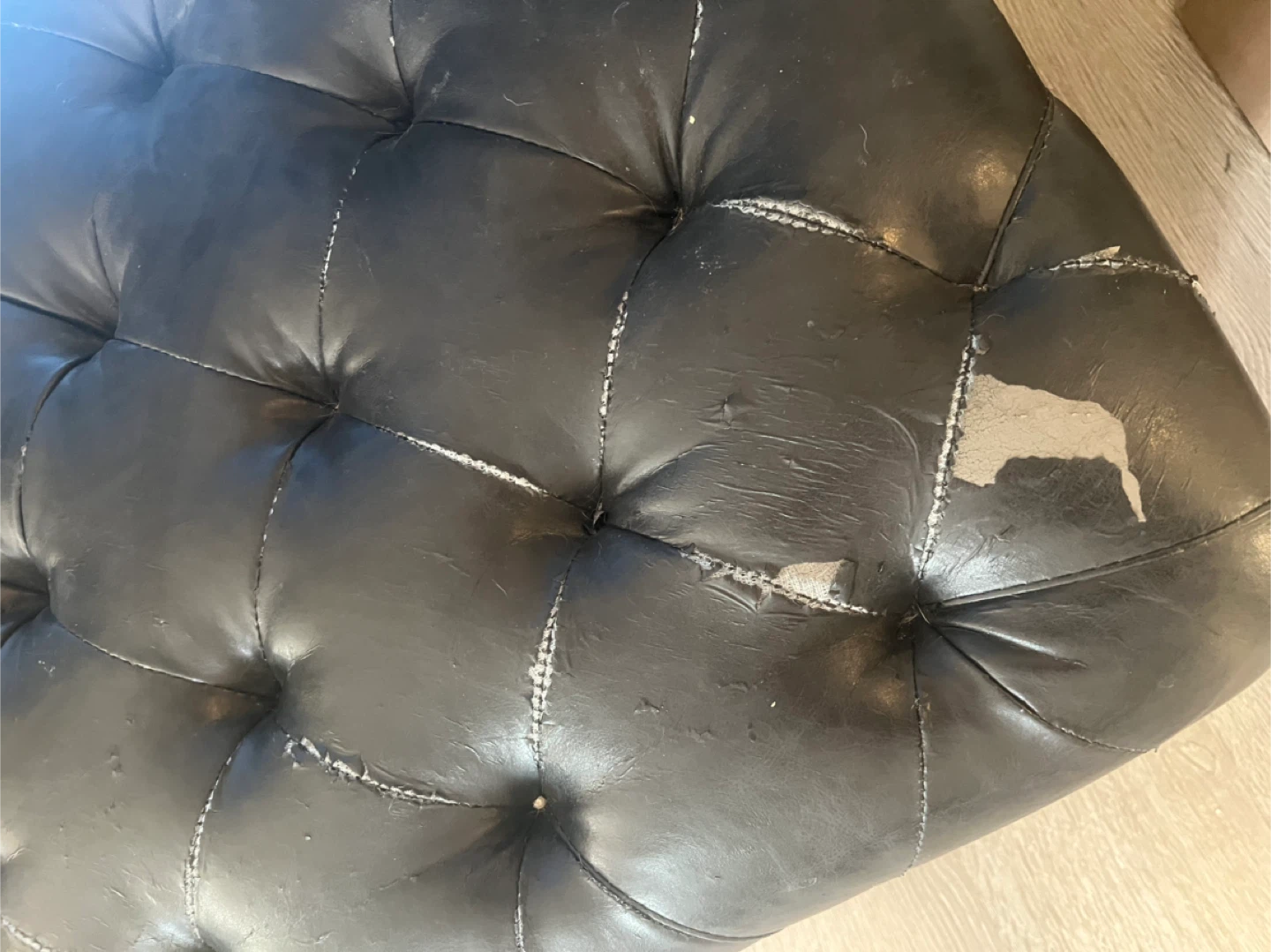 Large Tufted Ottoman/Table - Urban Barn - photo 4