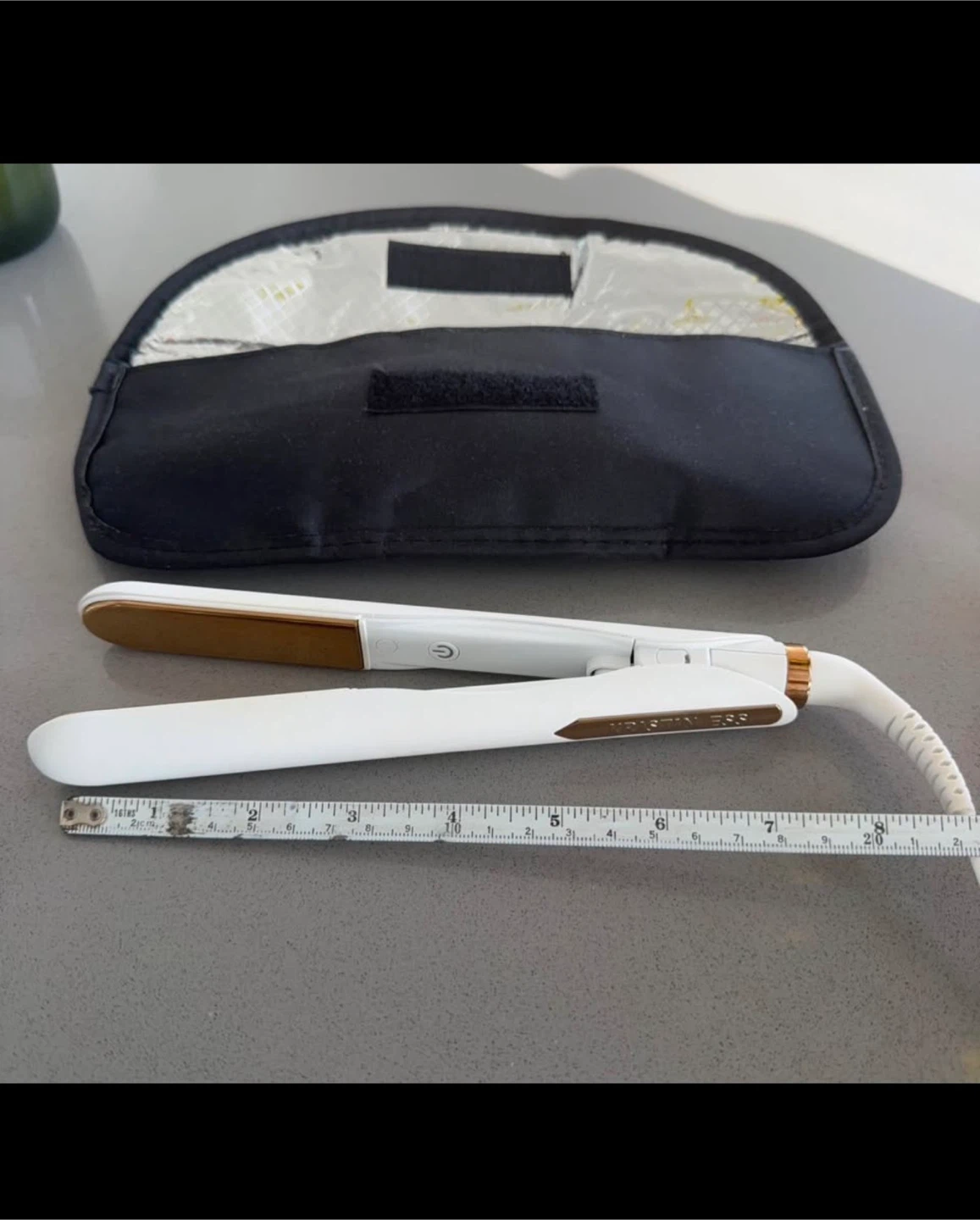 Kristin Ess Hair Flat Iron with Travel Pouch - photo 2