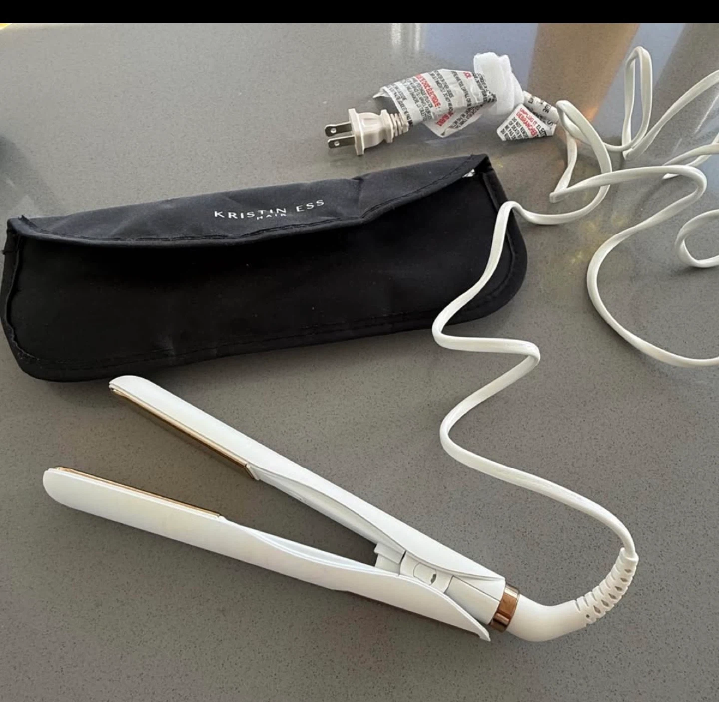 Kristin Ess Hair Flat Iron with Travel Pouch - photo 3