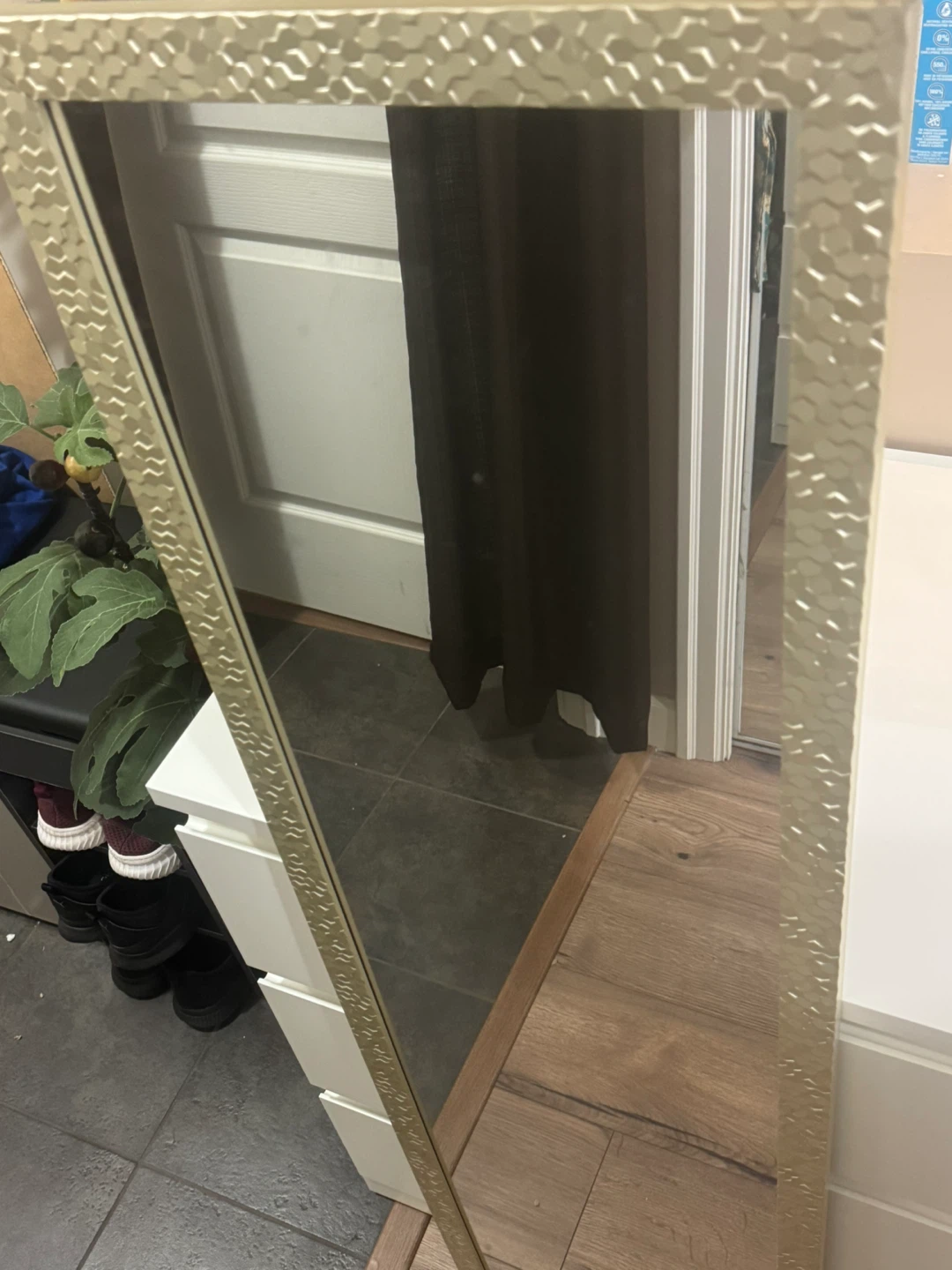 Gold Decorative Full Length Mirror - photo 2
