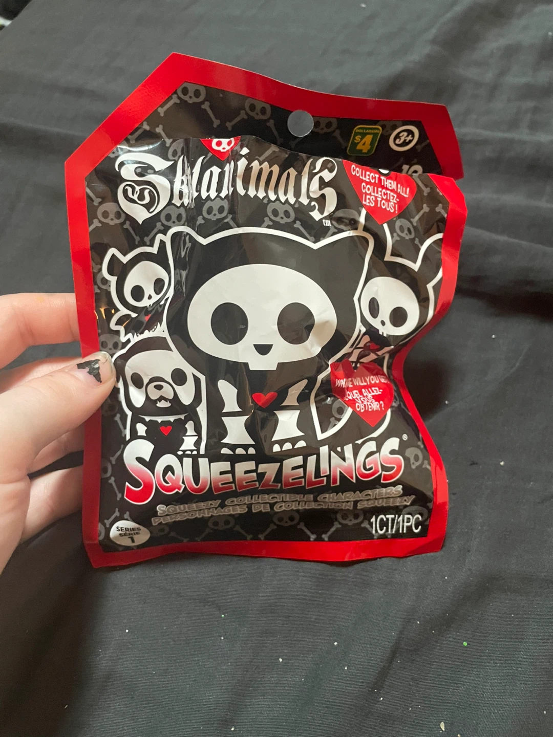 Skelanimals Squeezelings Blind Bag Toy - cat