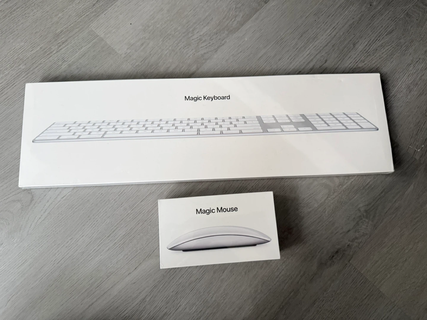 Apple Magic Mouse and Magic Keyboard Set